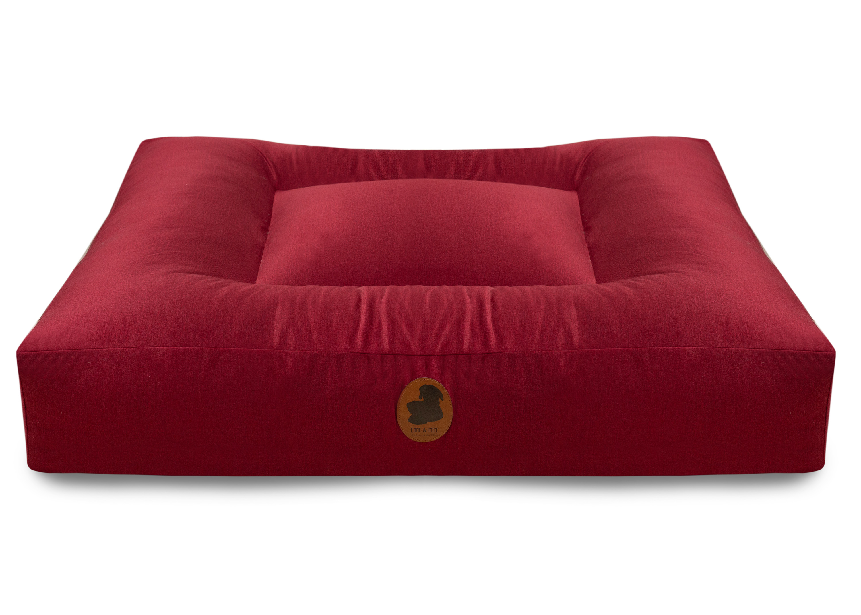 Wau-Bed Pets Friendly Royal Red Square L (120x100cm)